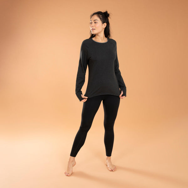 Domyos by Decathlon Men Black Regular Fit Solid Yoga Pants : :  Clothing & Accessories