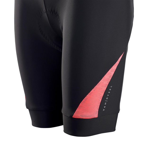 Women's Strapless Summer Road Cycle Shorts Discover - Black Coral