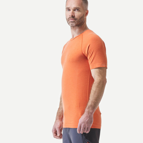 Tee fashion shirt orange decathlon