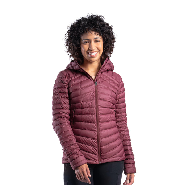 Forclaz Women's MT100 Hooded Down Puffer Jacket | Decathlon