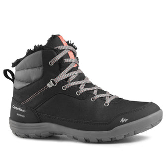 
Quechua Women's SH100 MID Warm and Waterproof Hiking Boots,  Image  of 