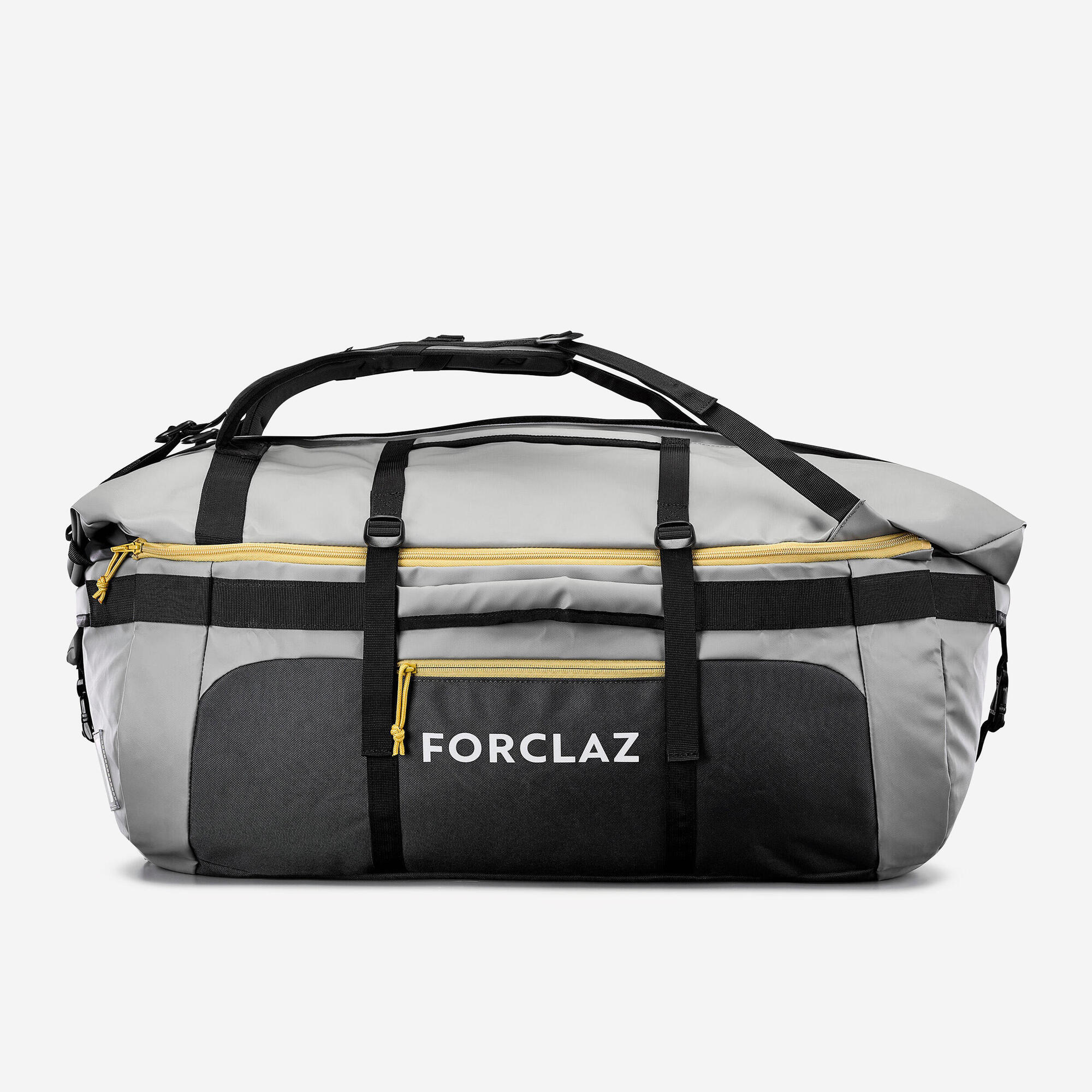 Forclaz 500 Extend 80 120 L Duffel Bag Khaki Gray 80 L 8383301