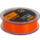 LURE FISHING BRAIDED LINE TX8 130 M - ORANGE - Decathlon