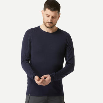 
Forclaz Men's MT500 Merino Wool Long-sleeve Shirt,  Image  of 