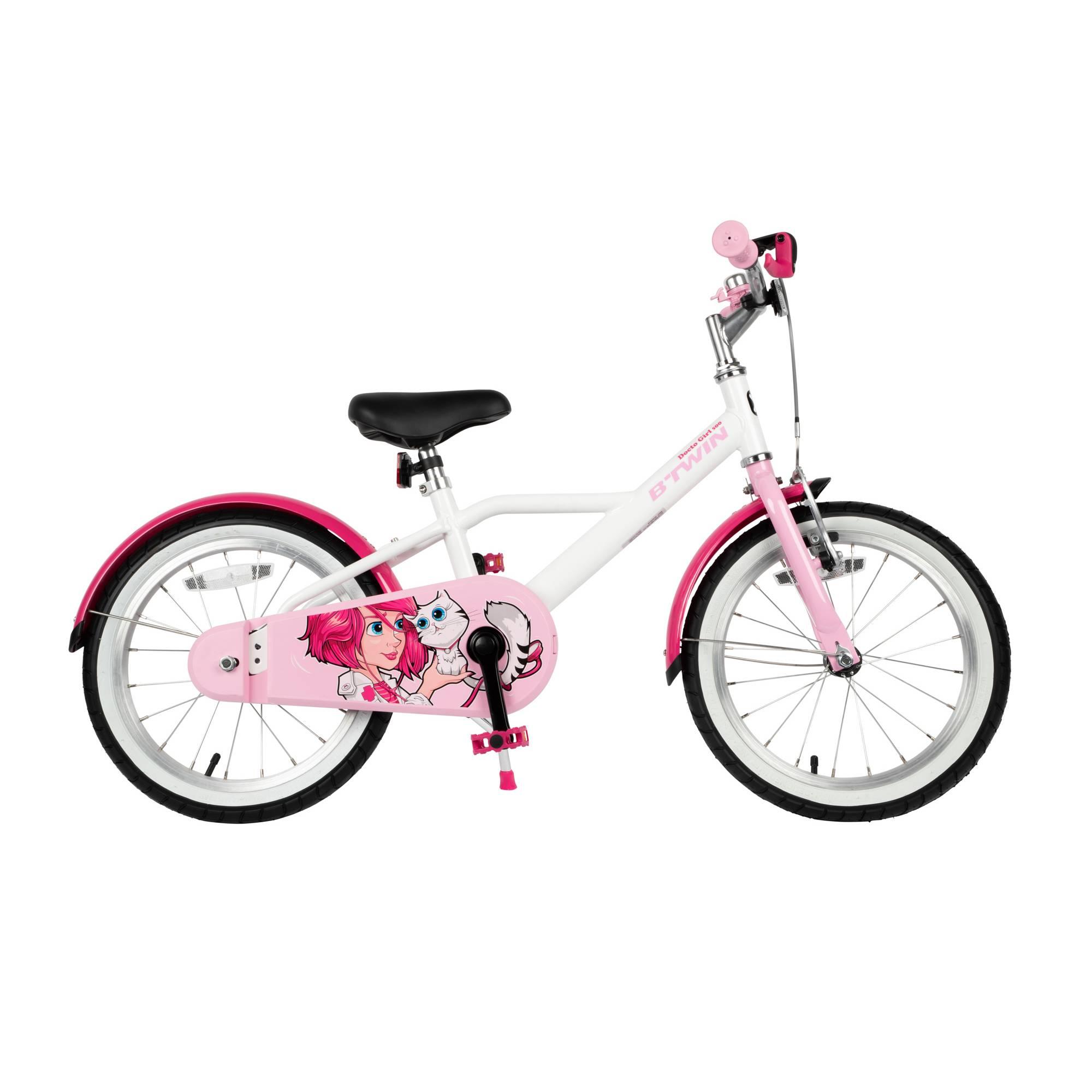 Btwin HYC500 Girls Hybrid Bike 16 Kids 3 7 to 4 0 Decathlon