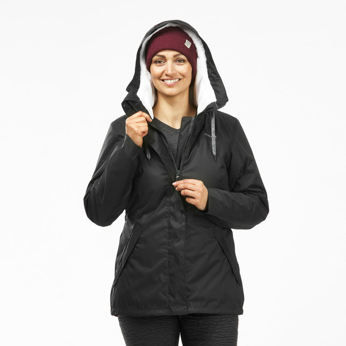 hiking Women\'s - 14°F winter waterproof Decathlon | jacket SH500