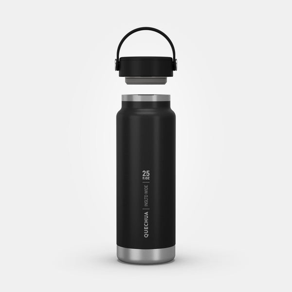 Quechua Double Wall Insulated Wide Mouth Stainless Steel Water Bottle ...