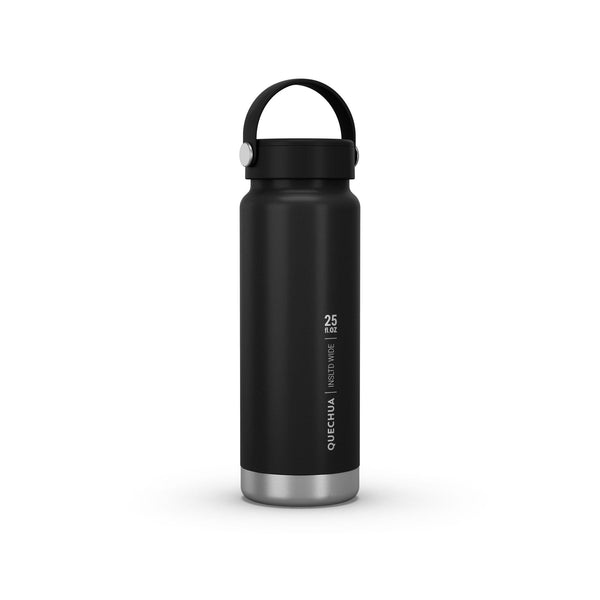 Quechua Double Wall Insulated Wide Mouth Stainless Steel Water Bottle ...