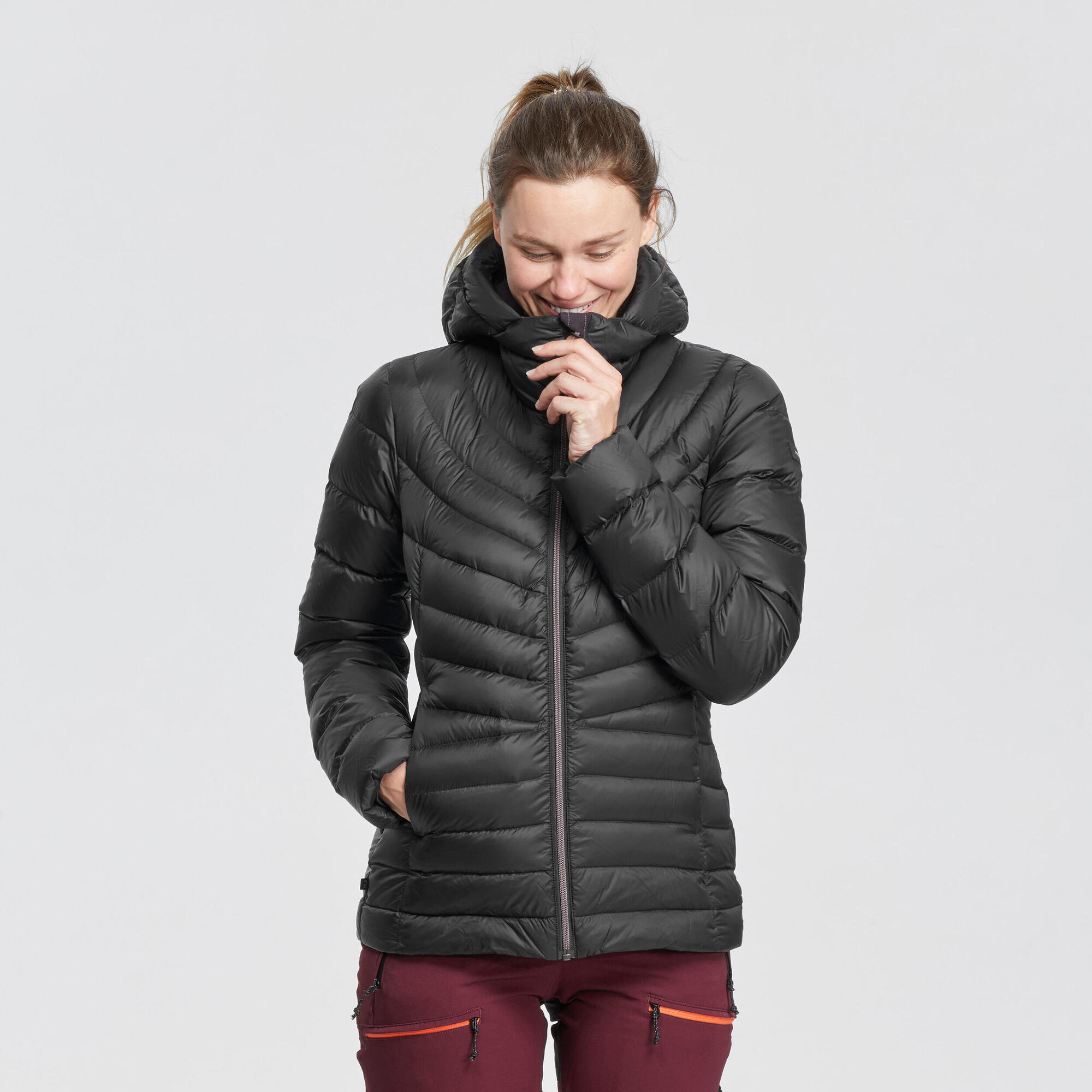 Forclaz Women s MT500 Hooded Down Puffer Jacket Decathlon