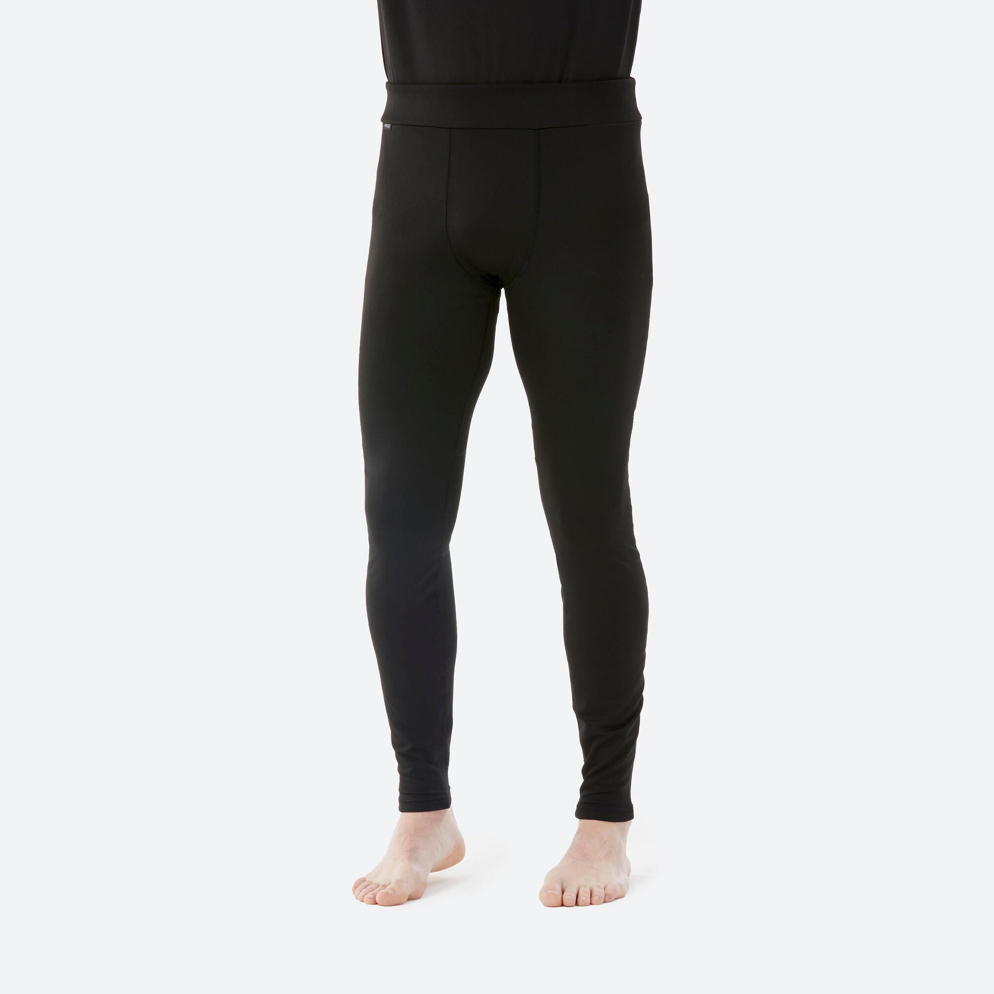 Men s Ski Base Layer Bottoms BL 500 Black Decathlon
