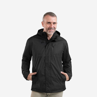 
Quechua Men's NH500 Imper Waterproof Rain Jacket,  Image  of 