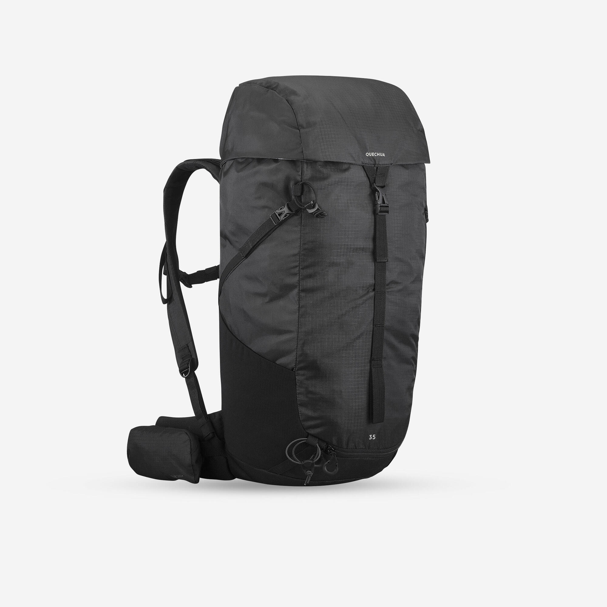 Quechua MH100 Hiking Backpack 35L Black